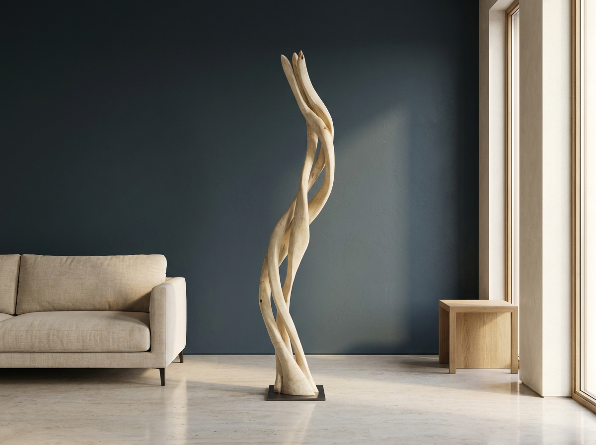 MAGNOLIA I, Magnolienholz, gewachst, H 142 cm, 2026
3.400,- Euro