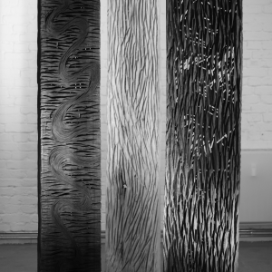 DREAM/WAY/MEMORY, wood, H 220 cm, 2010