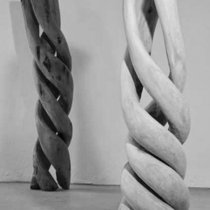 LIBERAZIONE, legno, H 180/160 cm, 2006