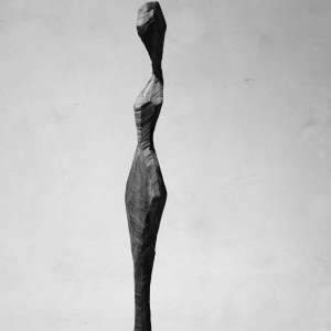 LA TICINESA, walnut wood, H 122 cm, 2016